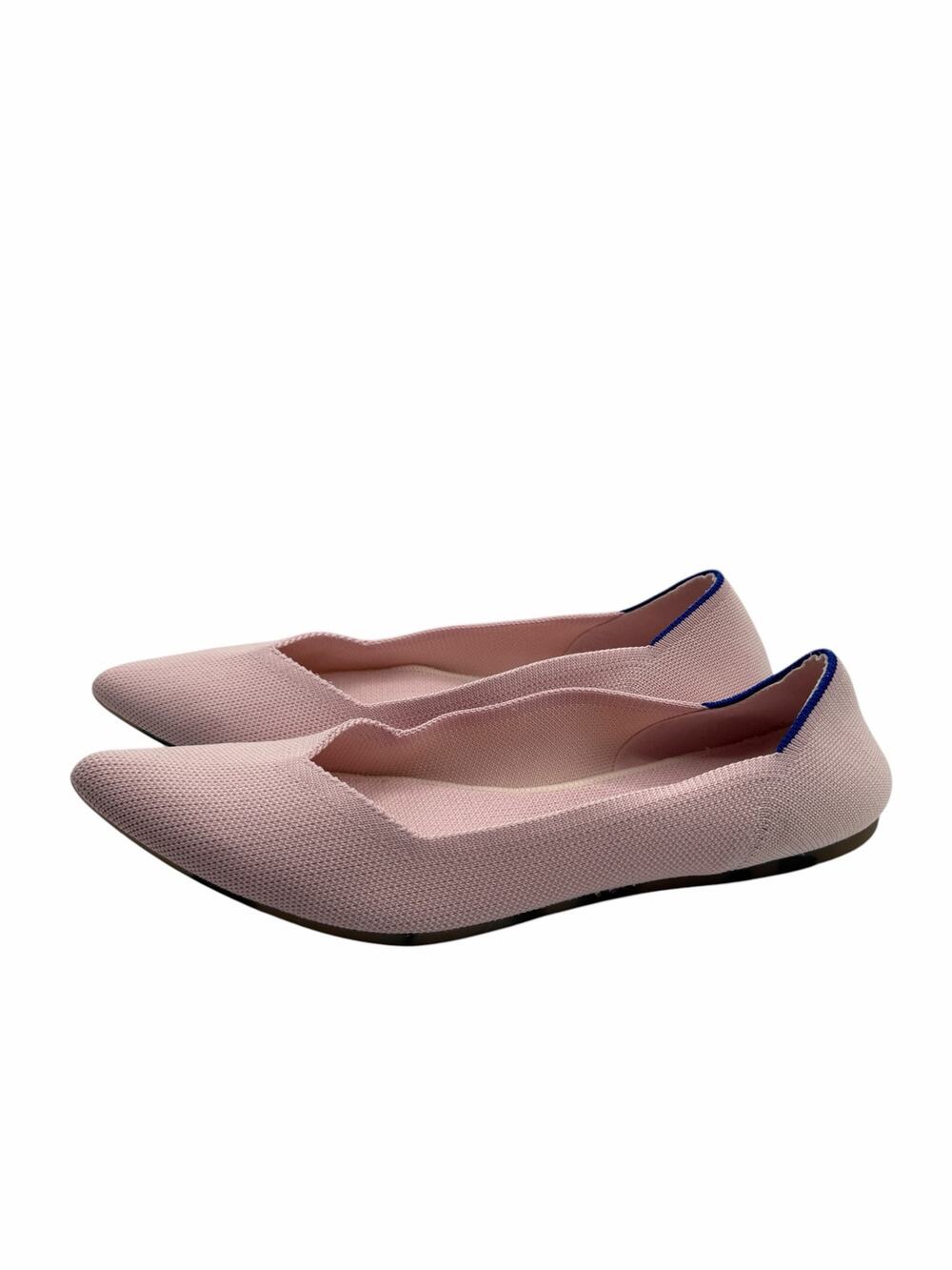 Rothy’s The Point Pink Blush Ballet Flats Comfort Washable Luxe Chic Size 11